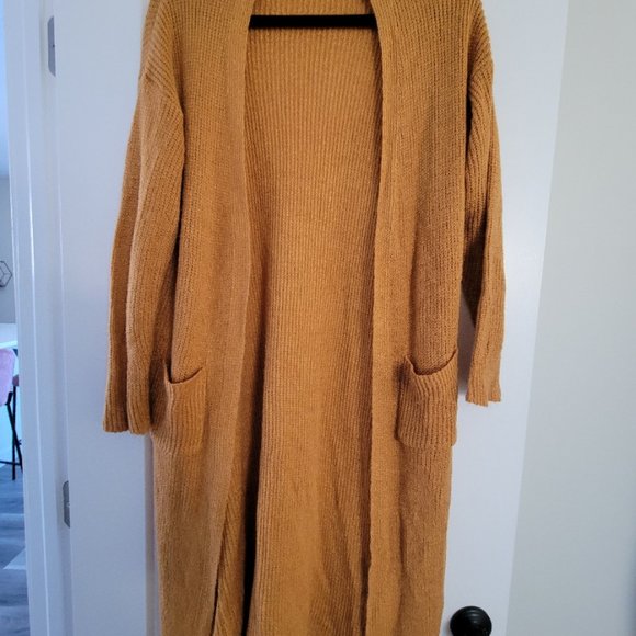 Dreams Sweaters - Mustard Yellow Dreams Cardigan